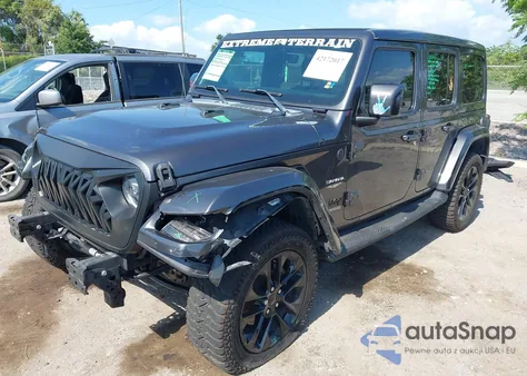 2020 Jeep Wrangler Unlimited Sahara from USA, damaged, VIN 1C4HJXEN2LW325103